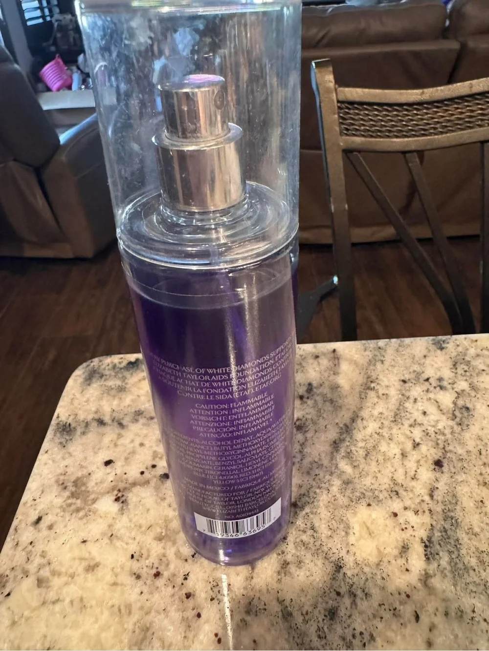 Elizabeth Taylor White Diamonds Lustre Fine Fragrance Mist - floral fragrance